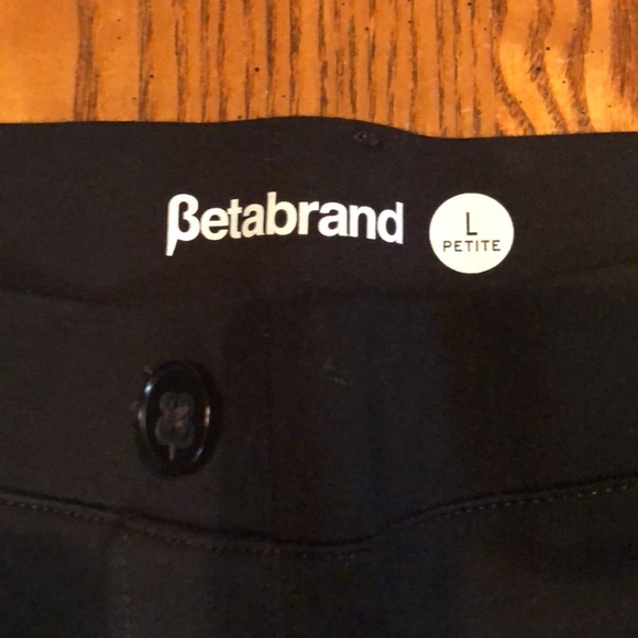 Betabrand Straight Leg Classic Yoga Pants Black Sz Large Petite - Picture 5 of 7